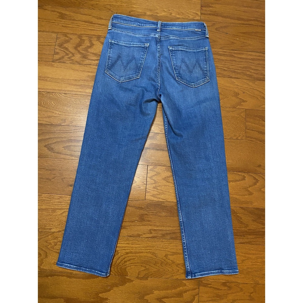 Mother Tomcat Ankle Jeans Size 29 Piece by Piece Button Fly High Rise Blue USA